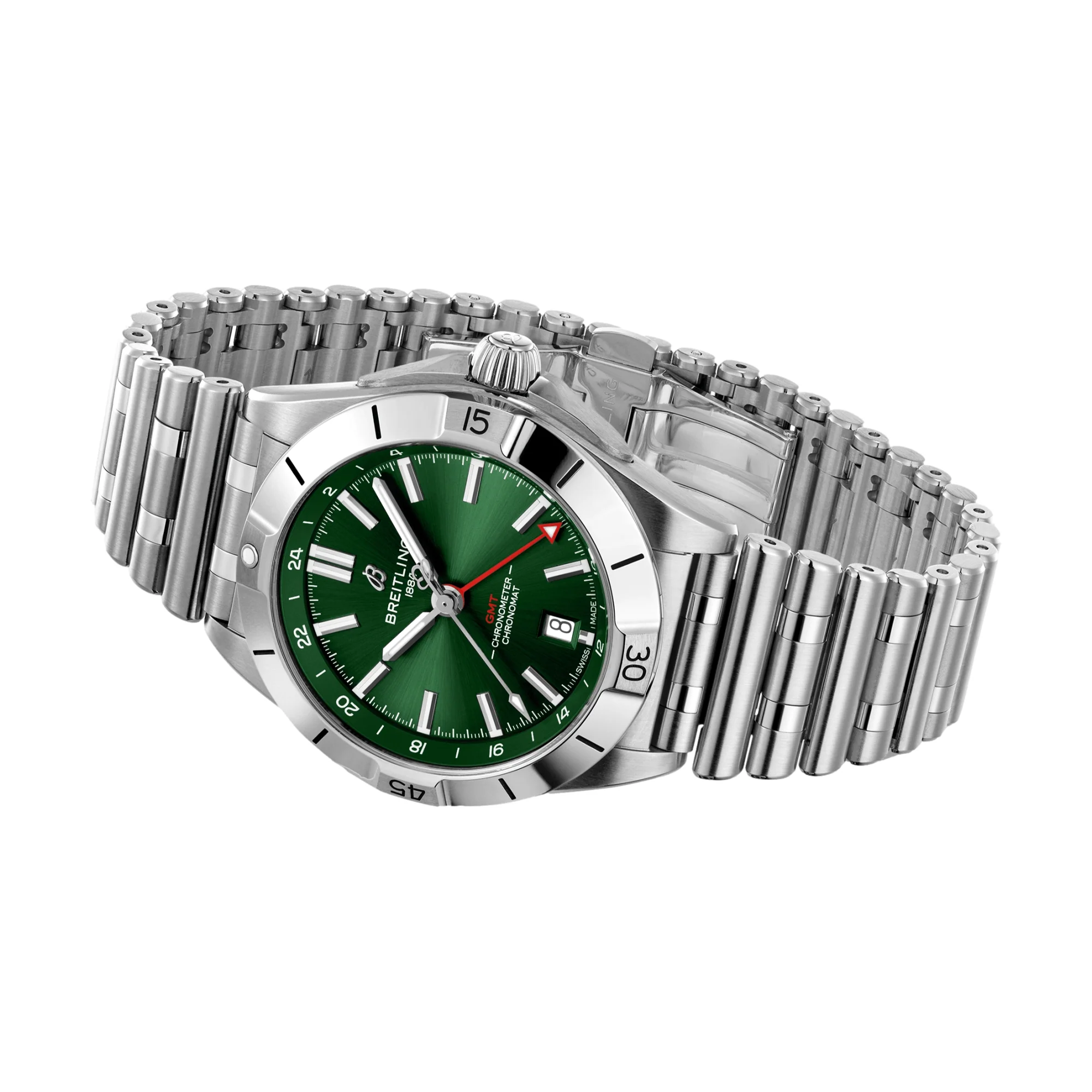 Chronomat Automatic GMT 40mm - Green on Bracelet - Image 3