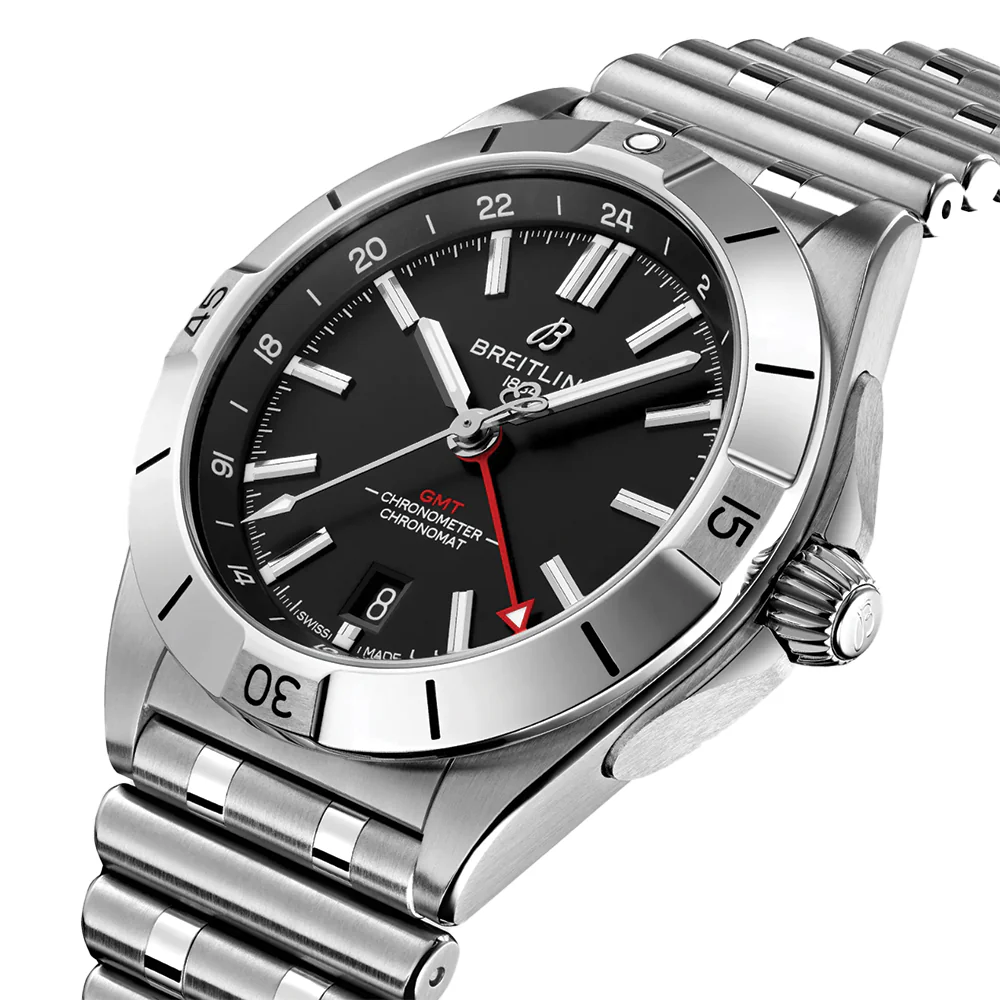 Chronomat Automatic GMT 40mm - Black on Bracelet - Image 2