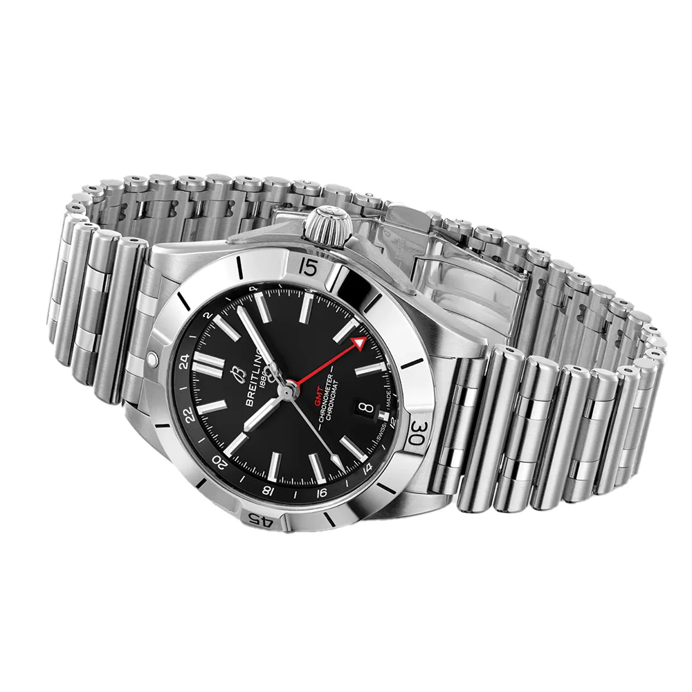 Chronomat Automatic GMT 40mm - Black on Bracelet - Image 4