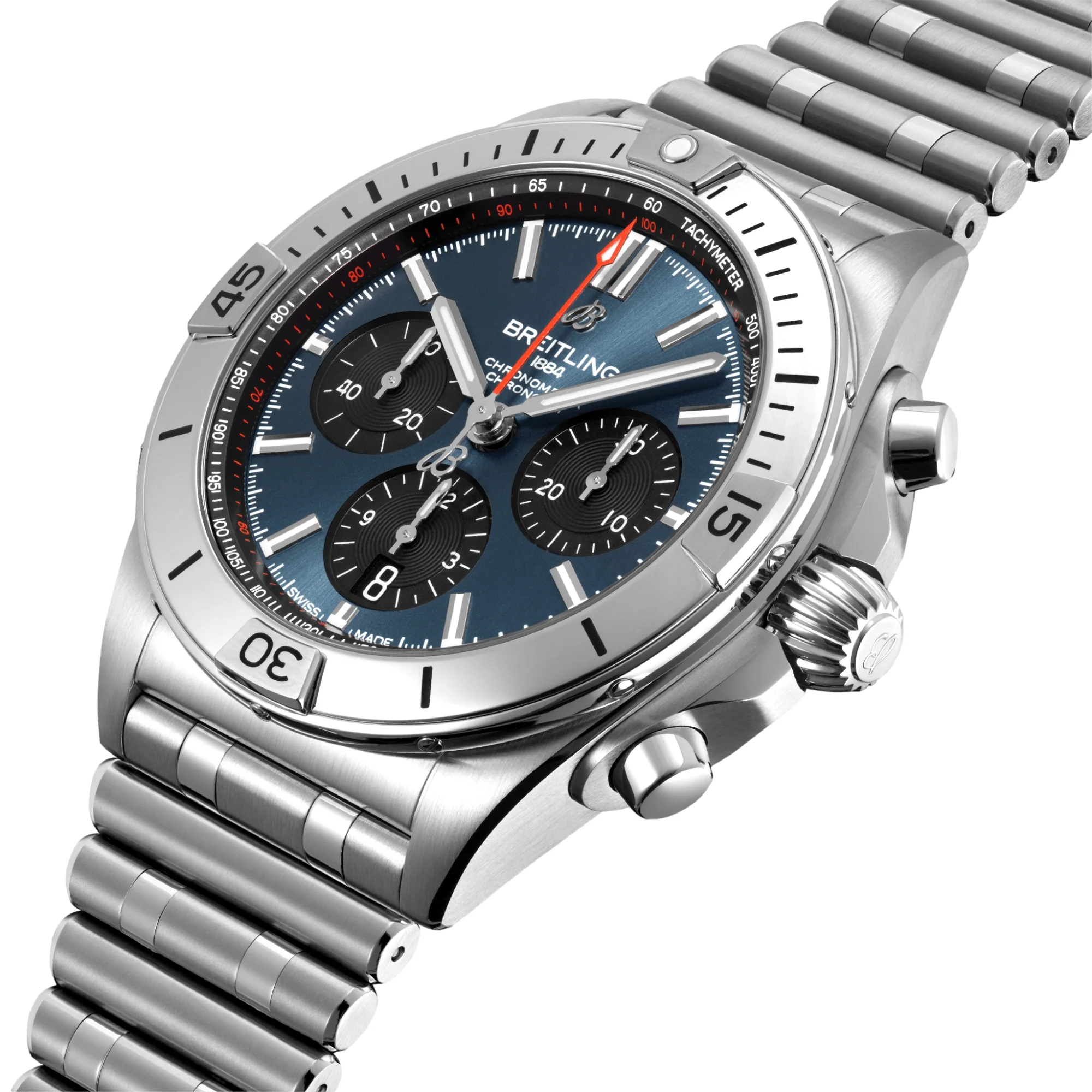 Chronomat B01 42mm - Blue on Bracelet - Image 2
