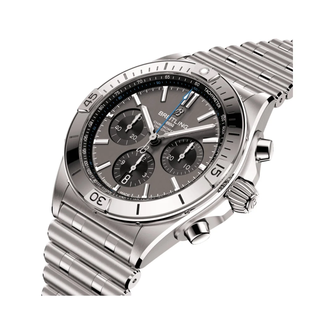 Chronomat B01 Titanium 42mm - Anthracite on Bracelet - Image 2