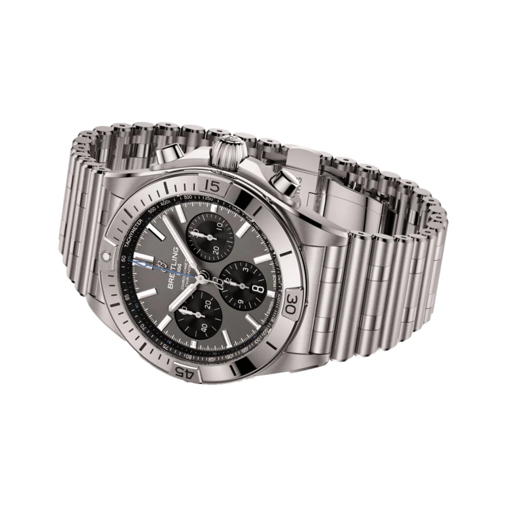 Chronomat B01 Titanium 42mm - Anthracite on Bracelet - Image 3