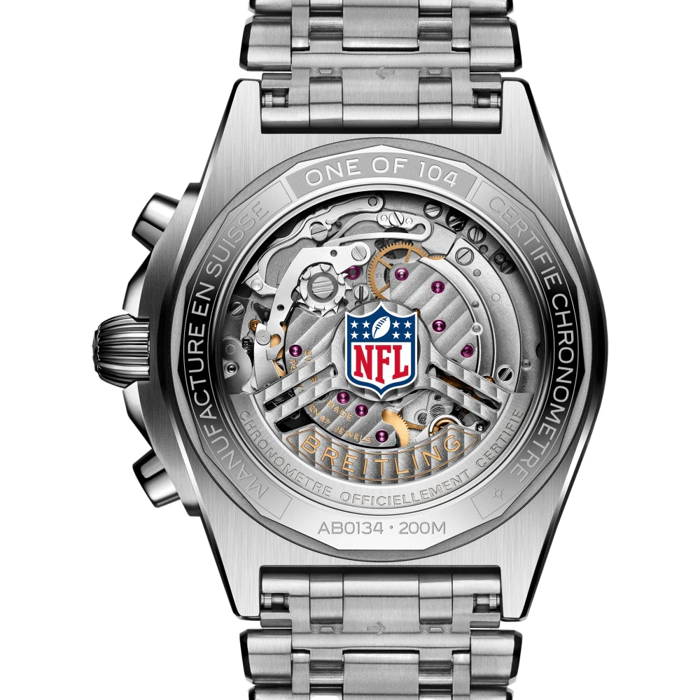 Chronomat B01 NFL Cleveland Browns Limited Edition 42mm - Brown on Bracelet - Image 7