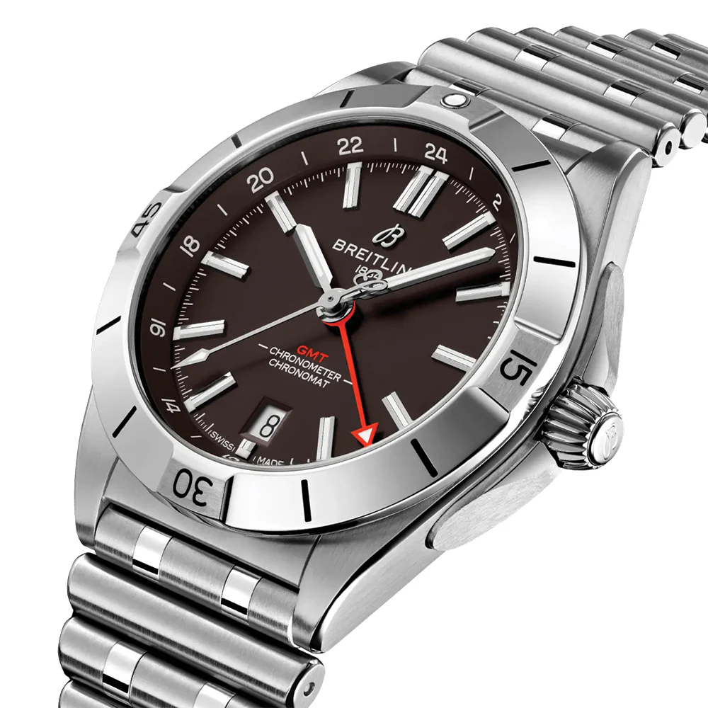 Chronomat GMT Browns Limited NFL Edition 40mm - Brown on Bracelet - Image 3