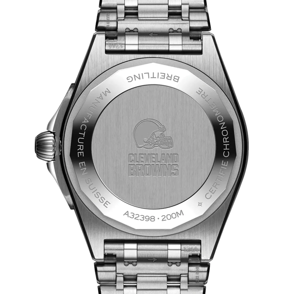 Chronomat GMT Browns Limited NFL Edition 40mm - Brown on Bracelet - Image 4