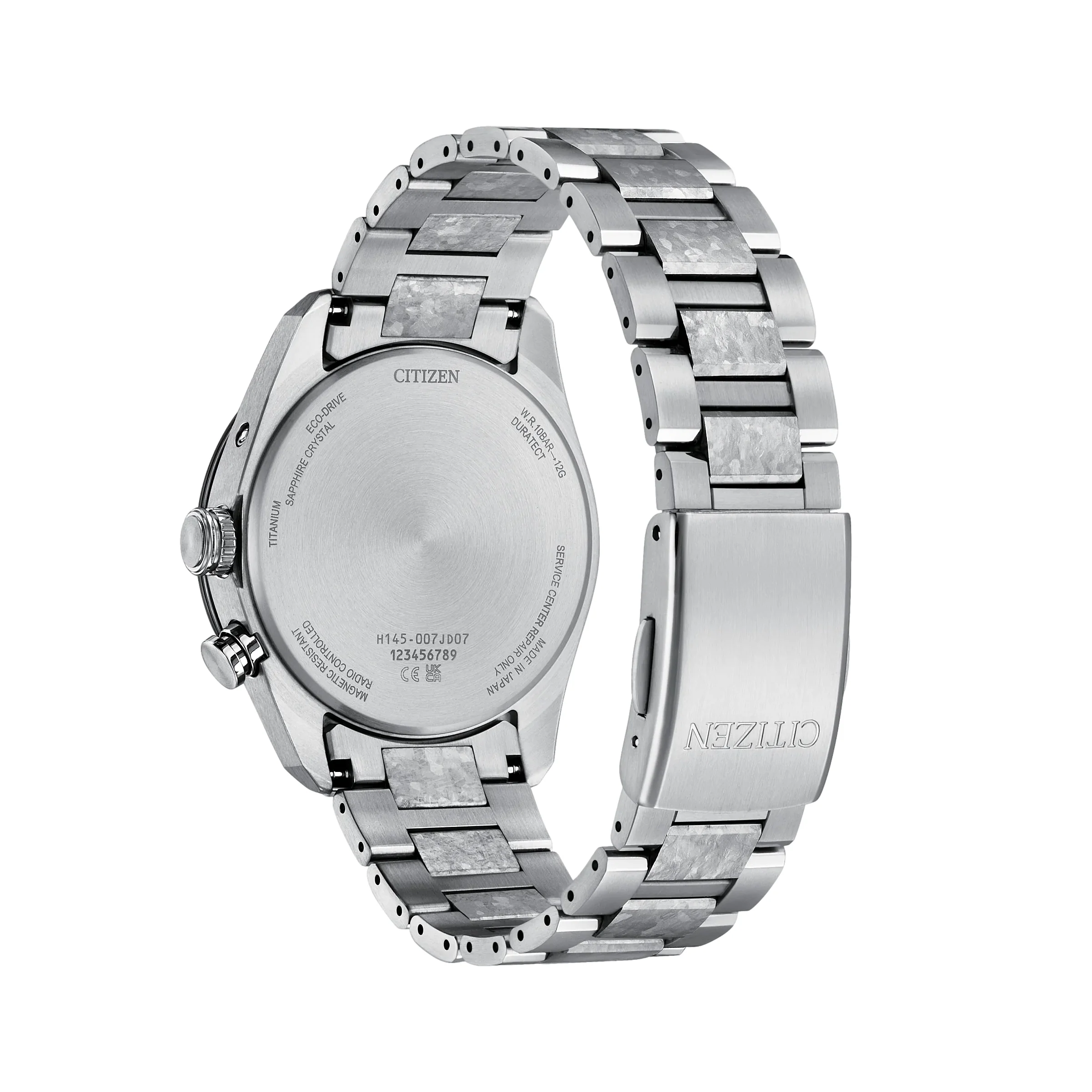 ATTESA Platinum Shine Limited Edition Titanium 40.6mm - Silver on Bracelet - Image 5