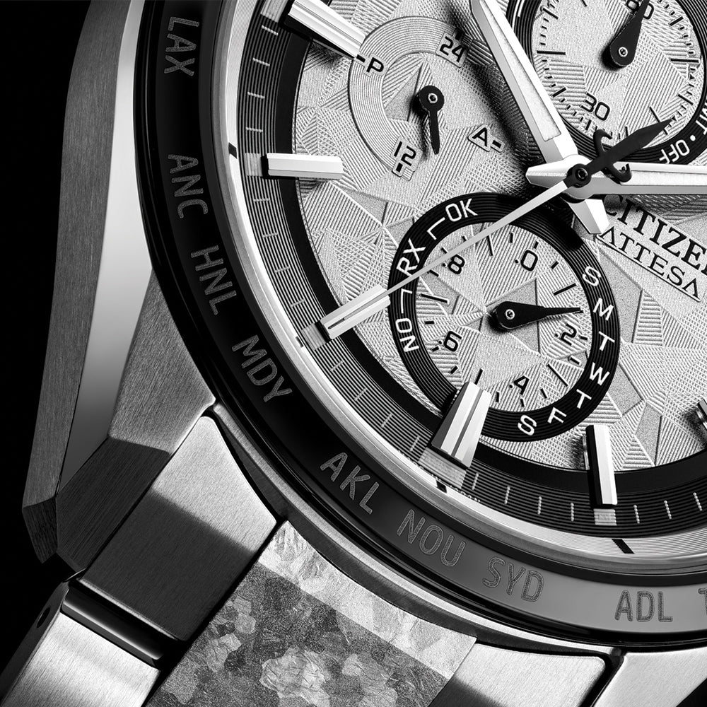 ATTESA Platinum Shine Atomic Timekeeping Super Titanium™ Limited Edition 42mm - Silver on Bracelet - Image 4