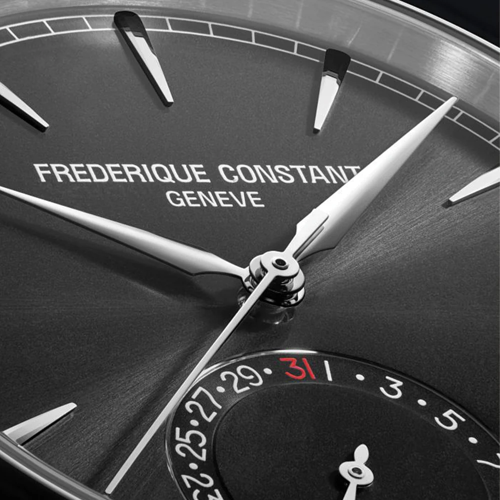 Manufacture Classic Date Automatic 40mm - Black on Leather Strap - Image 4