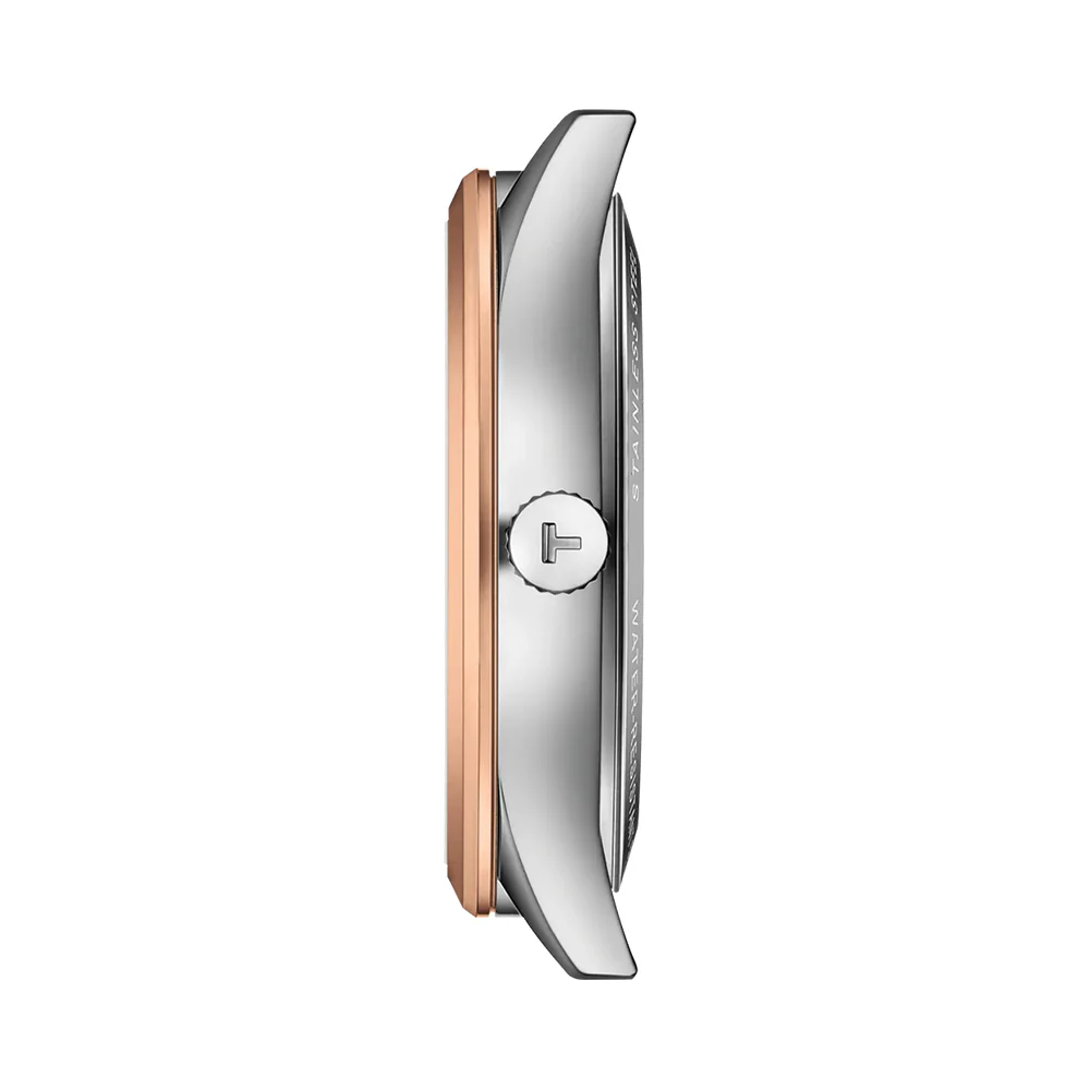 Classic Dream Two-Tone Rose Gold PVD 40mm - Silver on Bracelet - Image 4