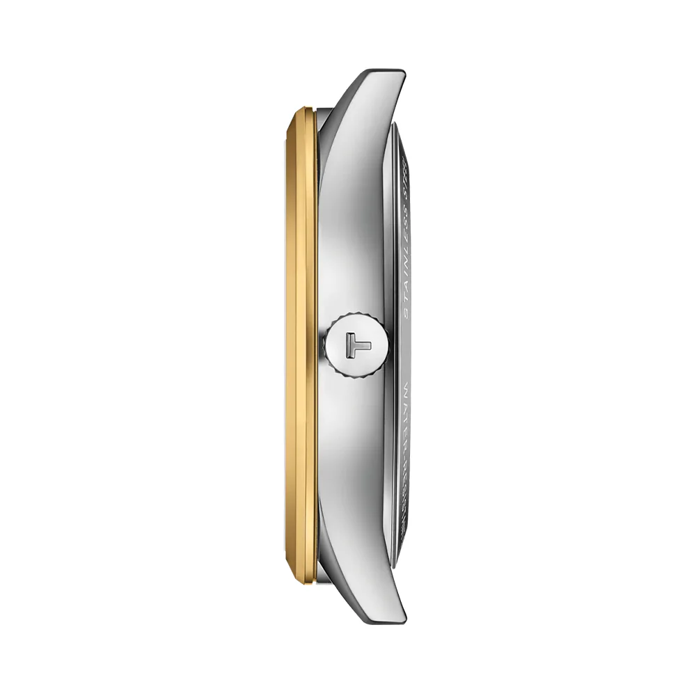 Classic Dream Two-Tone Yellow Gold PVD 40mm - Silver on Bracelet - Image 4