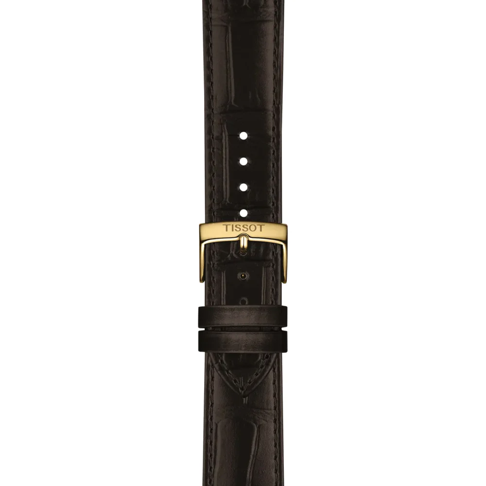 Classic Dream Yellow Gold PVD 40mm - Ivory Gold on Leather Strap - Image 5