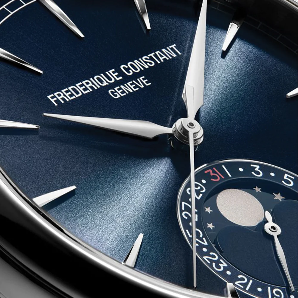 Manufacture Classic Moonphase Date Automatic 40mm - Blue on Leather Strap - Image 4