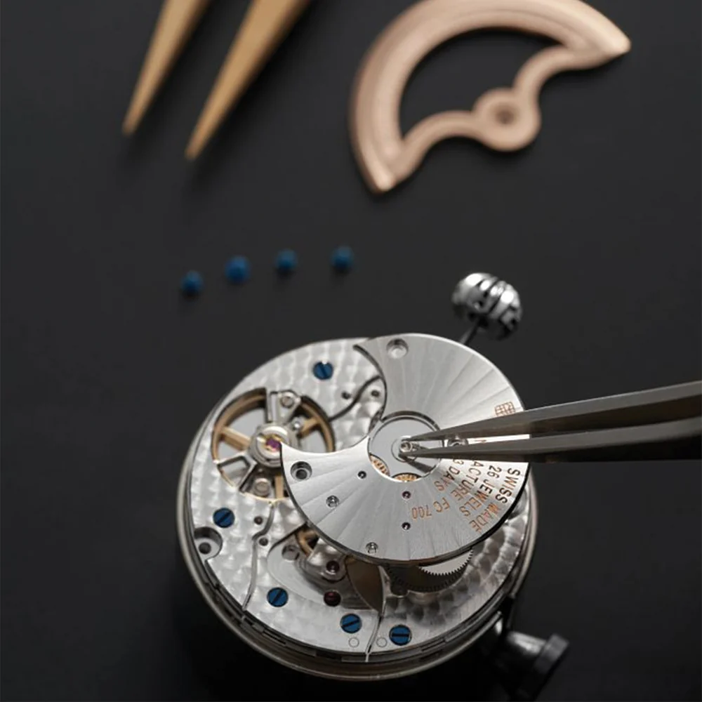 Manufacture Classic Moonphase Date Automatic 40mm - Blue on Leather Strap - Image 6