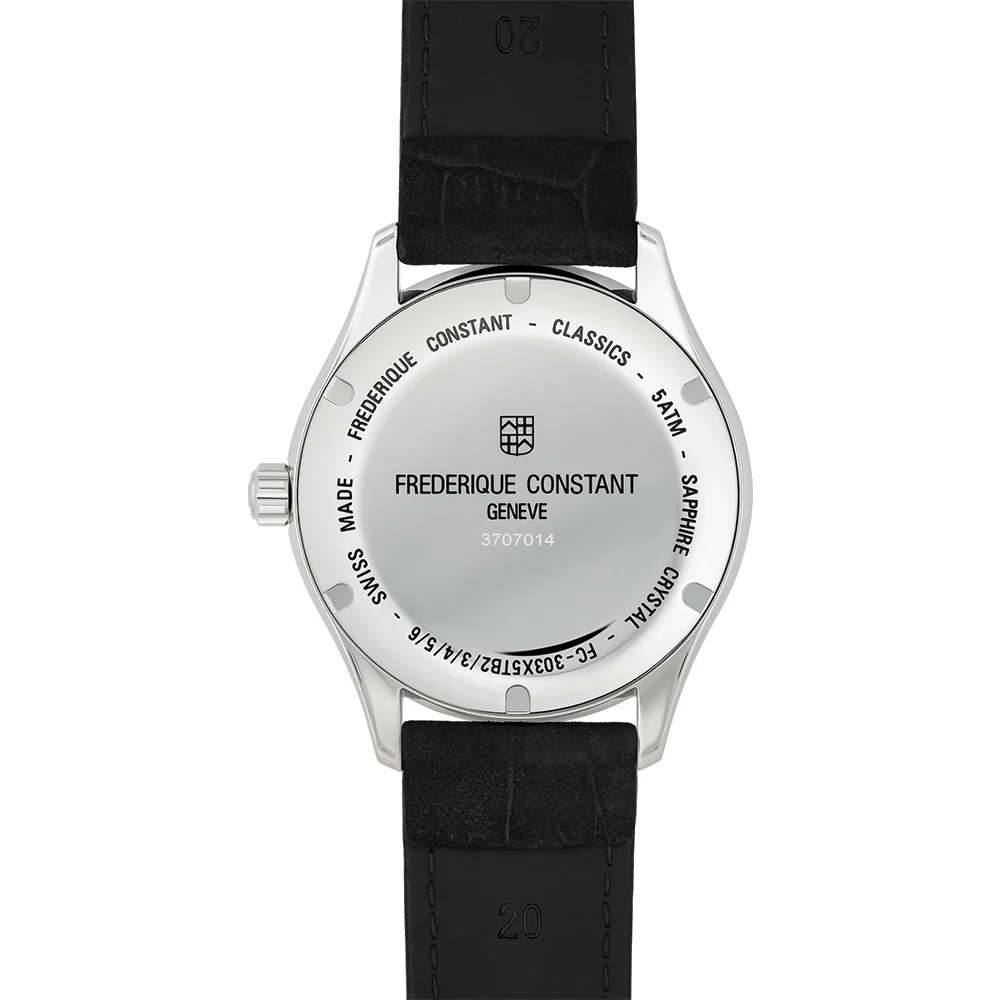 Classics Index Automatic 40mm - Black on Leather Strap - Image 3