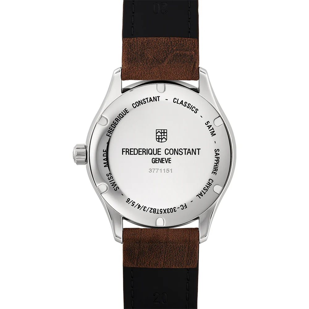 Classics Index Automatic 40mm - White on Leather Strap - Image 3