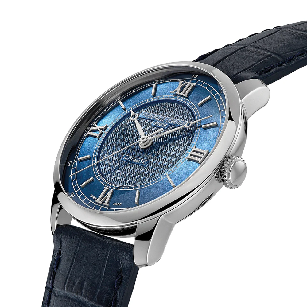 Classics Premiere Automatic 38.5mm - Blue on Leather Strap - Image 3