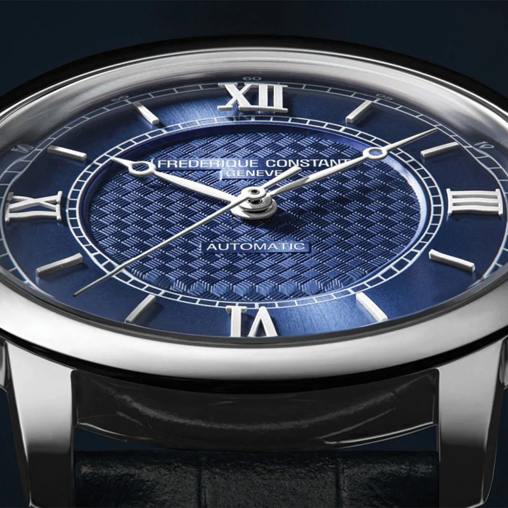 Classics Premiere Automatic 38.5mm - Blue on Leather Strap - Image 4