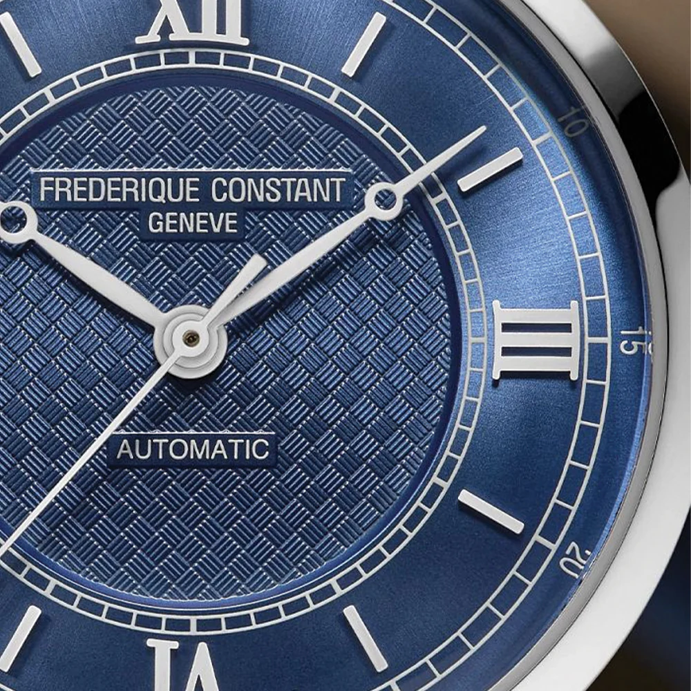 Classics Premiere Automatic 38.5mm - Blue on Leather Strap - Image 5