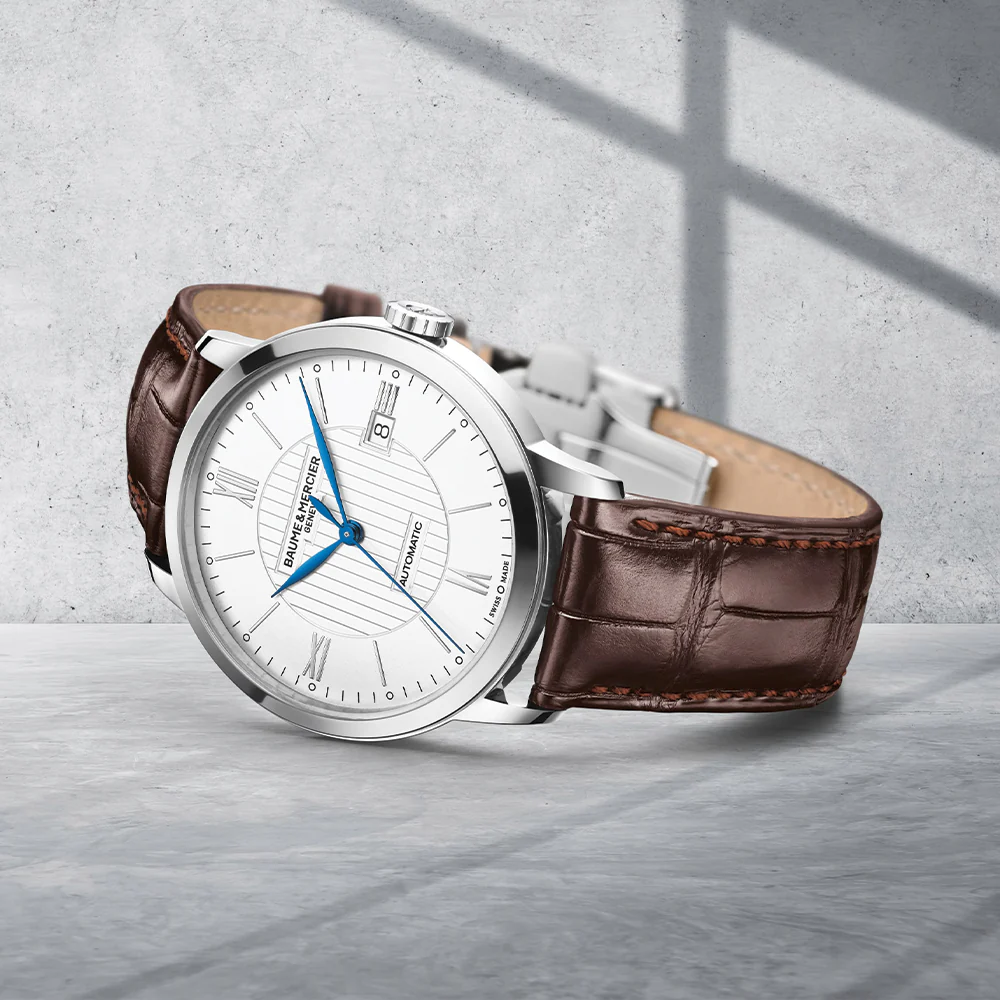 Classima 10214 Automatic 40mm - Silver on Leather Strap - Image 2