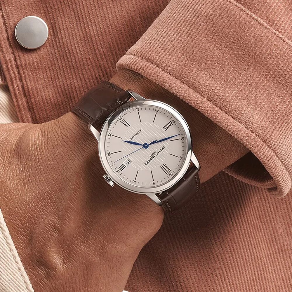 Classima 10214 Automatic 40mm - Silver on Leather Strap - Image 3