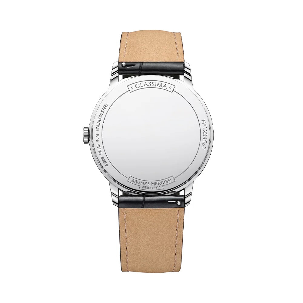 Classima 10323 Quartz 40mm - White on Leather Strap - Image 2