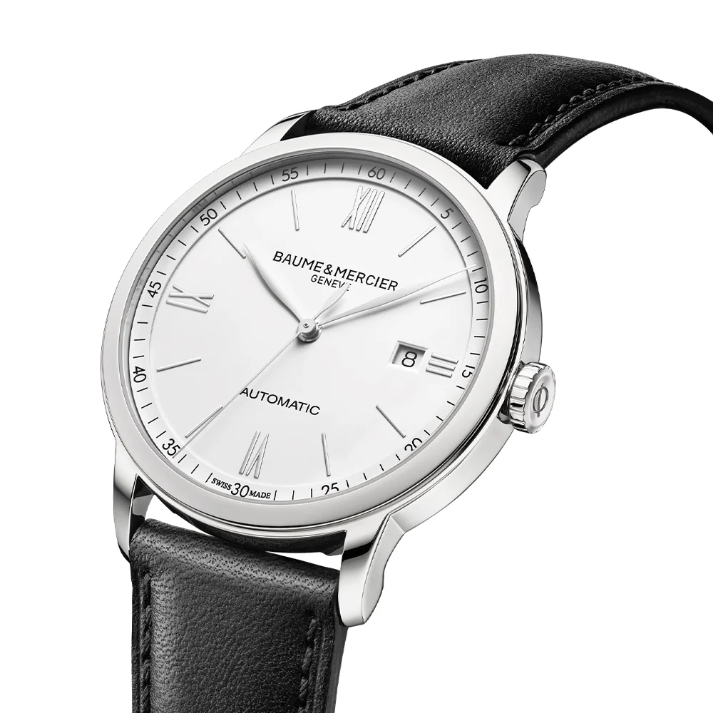 Classima 10332 Automatic 42mm - White on Leather Strap - Image 2