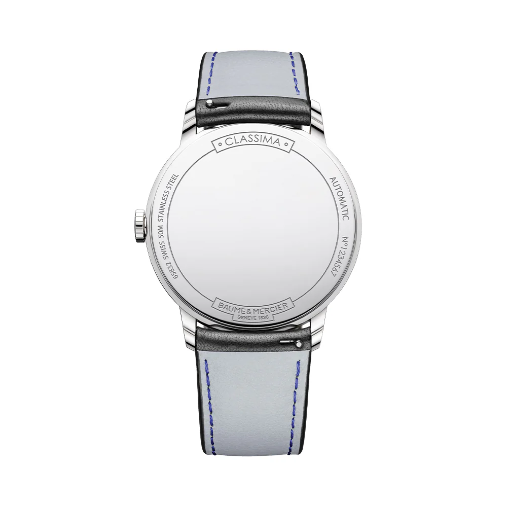 Classima 10332 Automatic 42mm - White on Leather Strap - Image 3