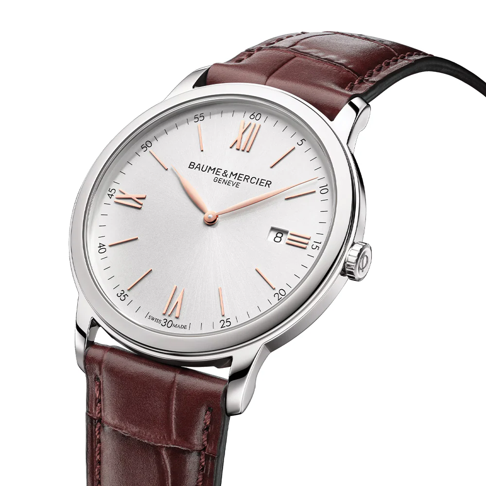Classima 10415 Quartz 42mm - Silver on Leather Strap - Image 2