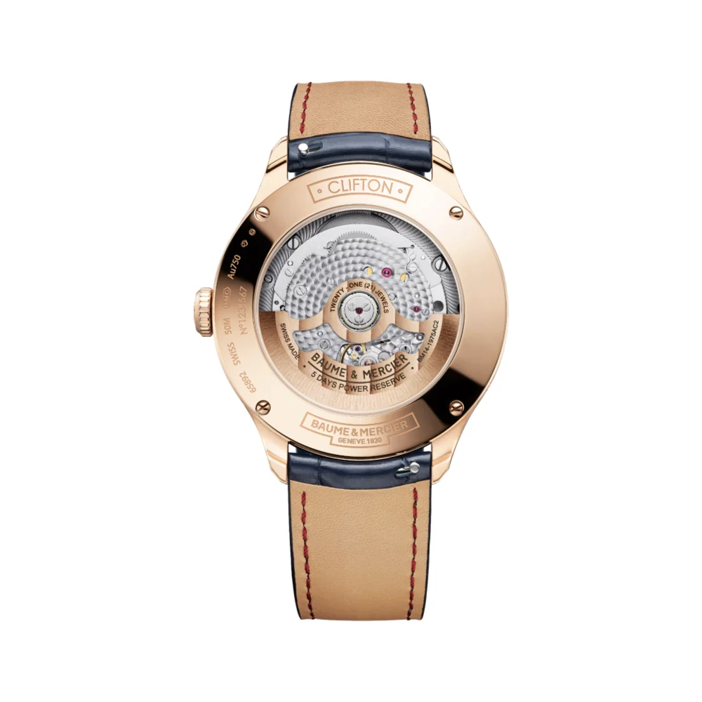 Clifton 10547 Automatic 42mm - Grey on Leather Strap - Image 2