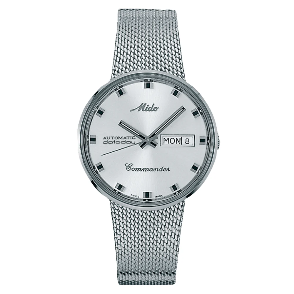 Commander 1959 37mm - Silver on Bracelet