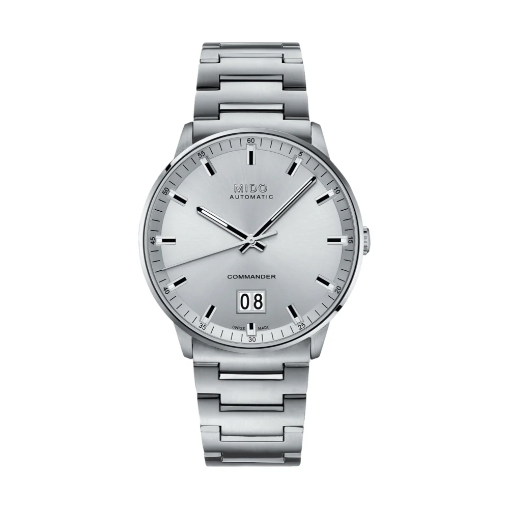 Commander Big Date 42mm - Silver on Bracelet