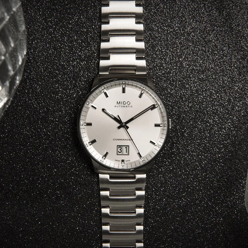 Commander Big Date 42mm - Silver on Bracelet - Image 2