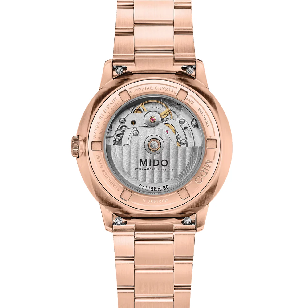 Commander Datoday Rose Gold 40mm - Green on Bracelet - Image 5