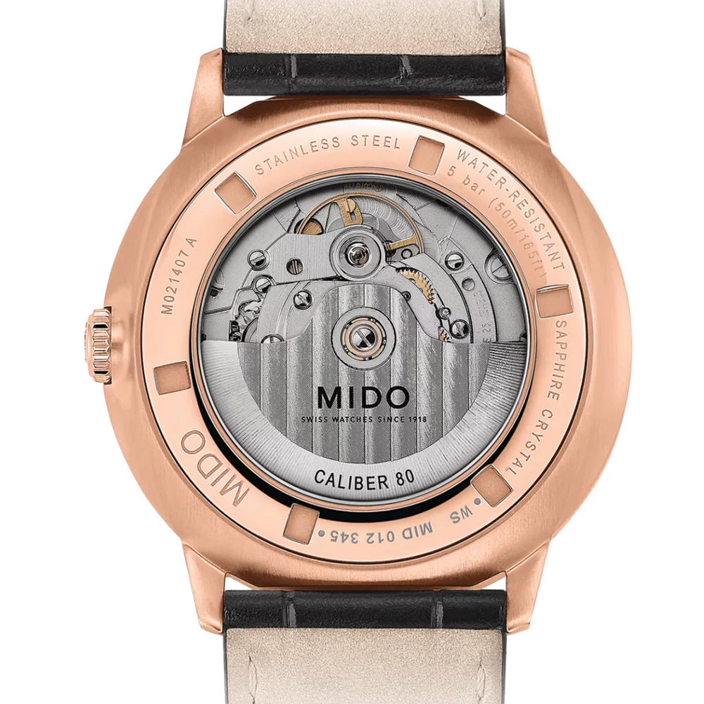 Commander Gradient 40mm - Black on Leather Strap - Image 2