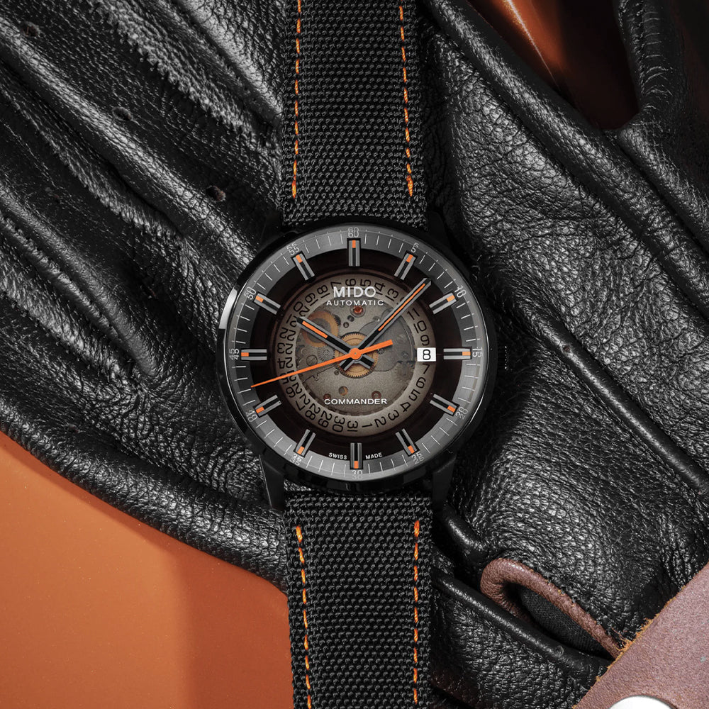 Commander Gradient 40mm - Black on Fabric Strap - Image 2