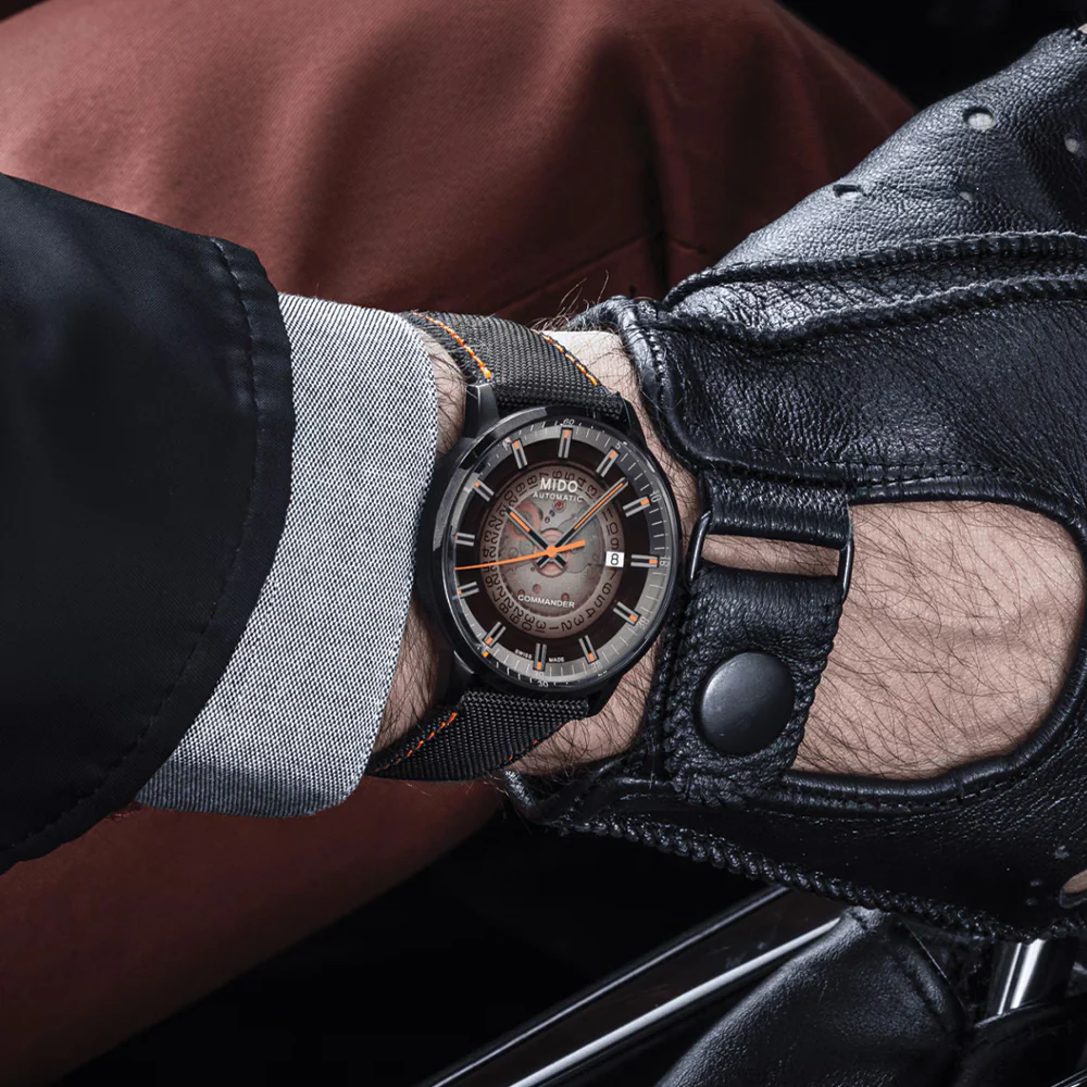 Commander Gradient 40mm - Black on Fabric Strap - Image 3