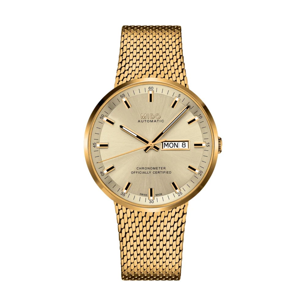 Commander Icône Yellow Gold PVD 42.5mm - Yellow Gold on Bracelet