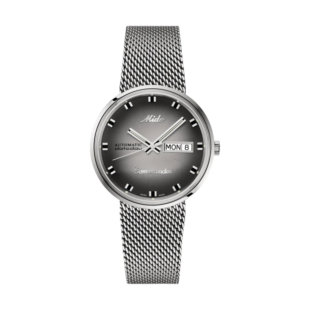 Commander Shade 37mm - Silver on Bracelet