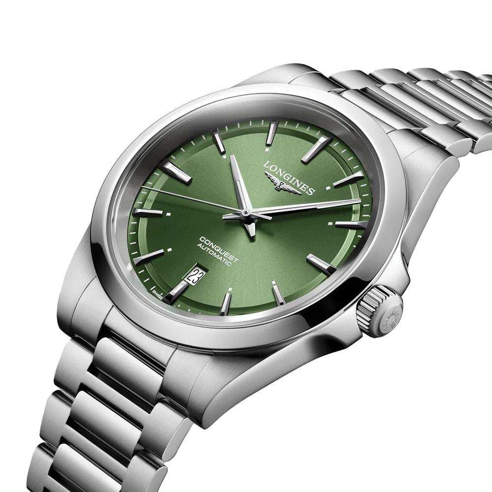 Conquest 41mm - Sunray Green on Bracelet - Image 4