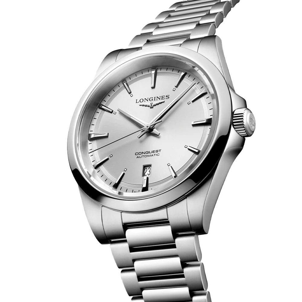 Conquest 41mm - Sunray Silver on Bracelet - Image 2