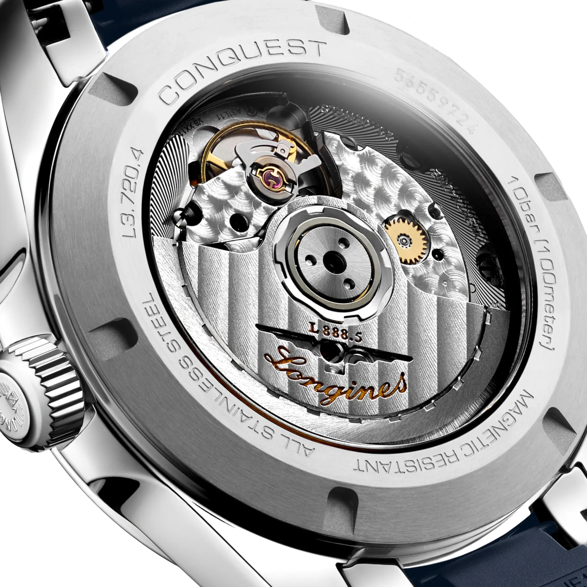 Conquest 38mm - Blue on Rubber Strap - Image 5