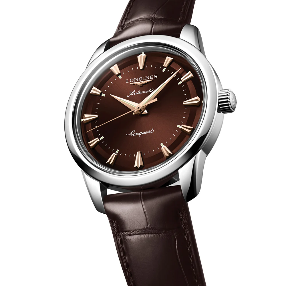 Conquest Heritage 40mm - Brown on Leather Strap - Image 2