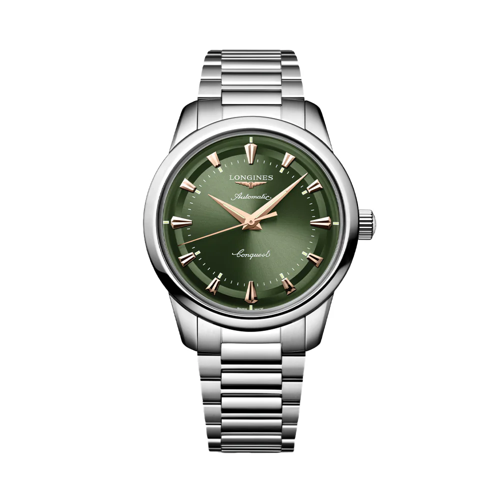 Conquest Heritage 40mm - Green on Bracelet