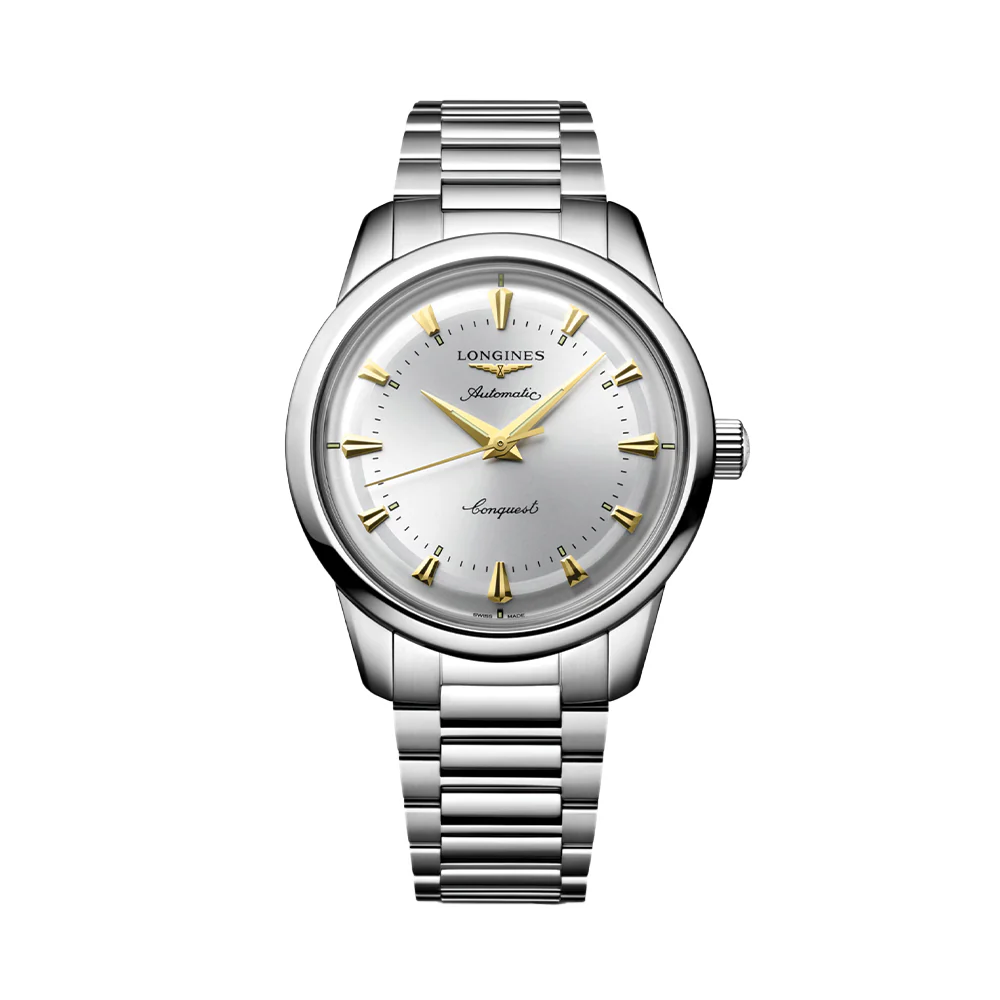 Conquest Heritage 40mm - Silver on Bracelet