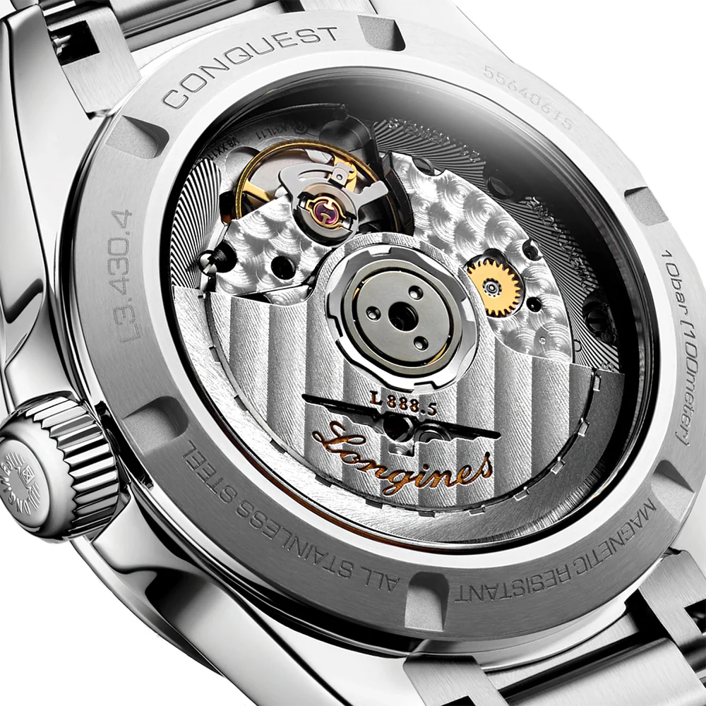 Conquest with Diamonds 34mm - White Mother of Pearl on Bracelet - Image 7