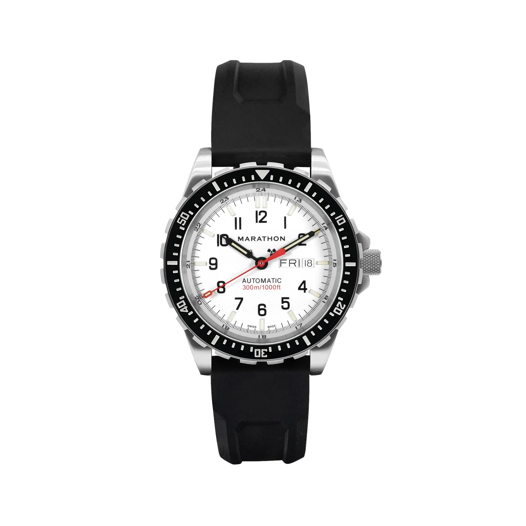 JDD Type II - Diver's Automatic Arctic Edition 46mm - White on Rubber Strap