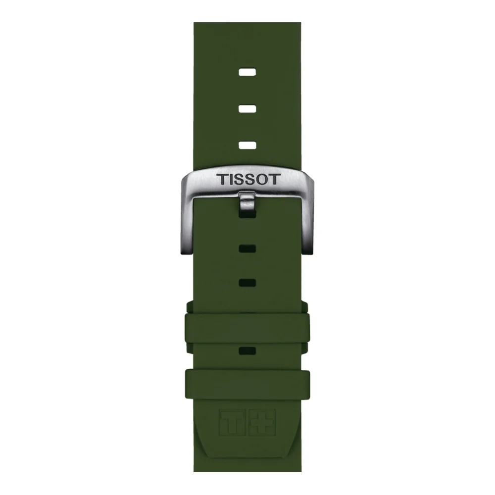 Tissot Official Olive Silicone Strap 22mm