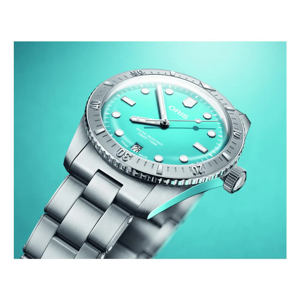 Divers Sixty‑Five 'Cotton Candy' 38mm - Blue on Bracelet - Image 2