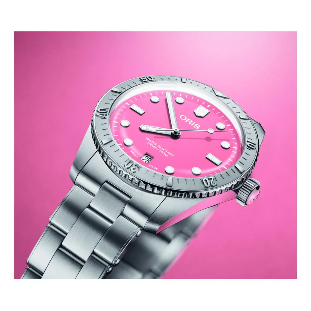 Divers Sixty‑Five 'Cotton Candy' 38mm - Pink on Bracelet - Image 2