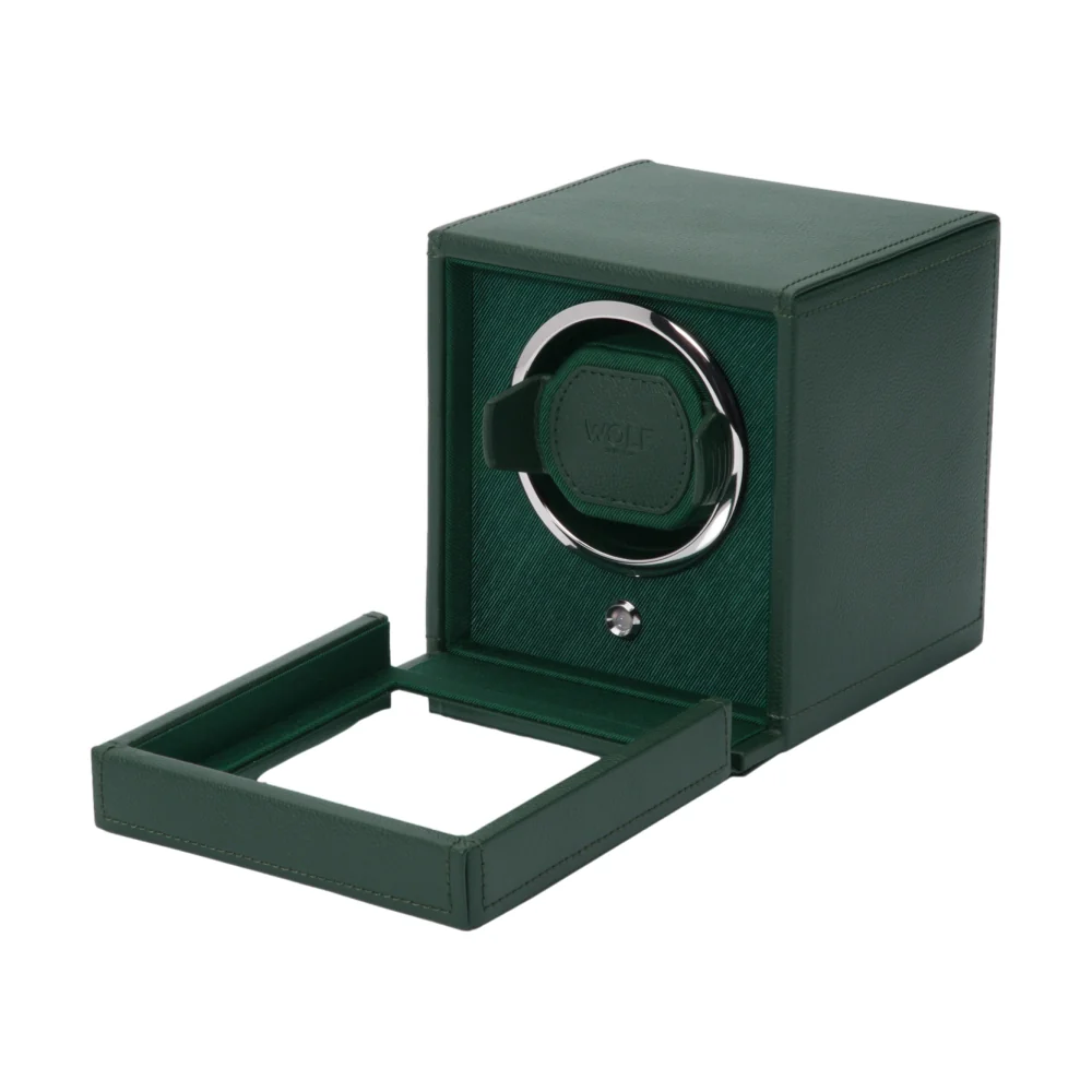 Cub Single Watch Winder with Cover - Green - Image 3